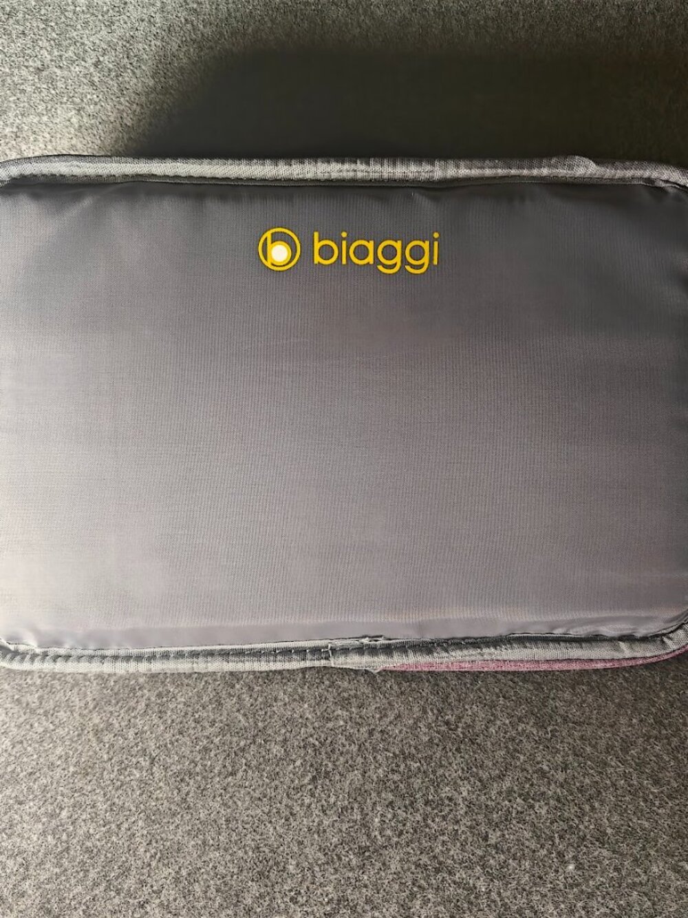 Biaggi Zipsak Folding Expandable Carry‑On Spinner Purple Nylon NEW No Tag
